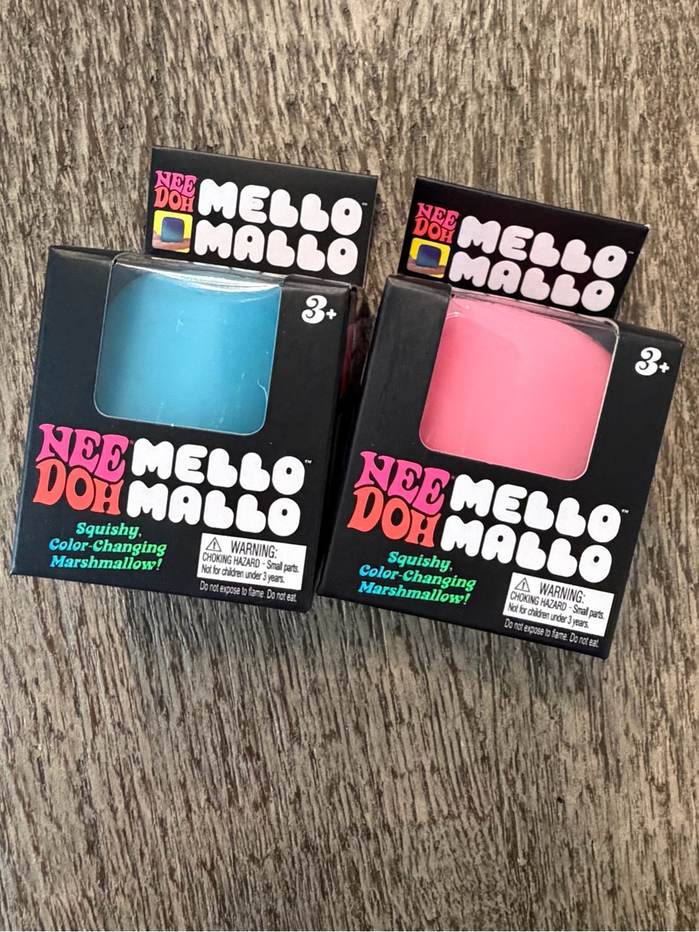 Schylling Needoh Mello Mallo Squish Squishy Doh (Set of 2) Bulk Bundle